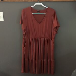 torrid Rust Tier Dress 3